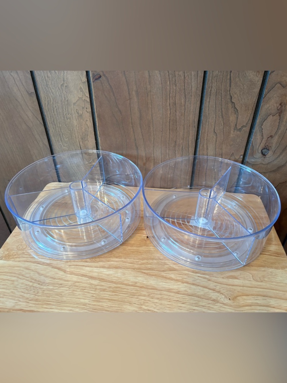 Divided Lazy Susan Turntable Organizers